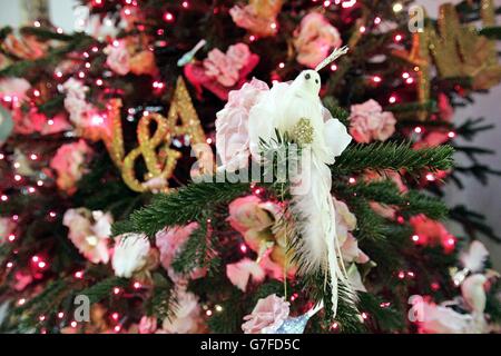 V&A grande entrata albero di Natale Foto Stock
