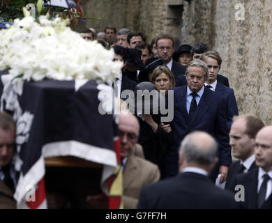 Il Duca di Marlborough funerale Foto Stock