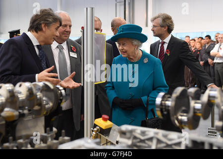 Royal visita al West Midlands Foto Stock