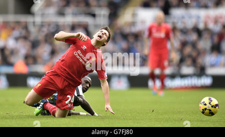 Calcio - Barclays Premier League - Newcastle United V Liverpool - St James Park Foto Stock
