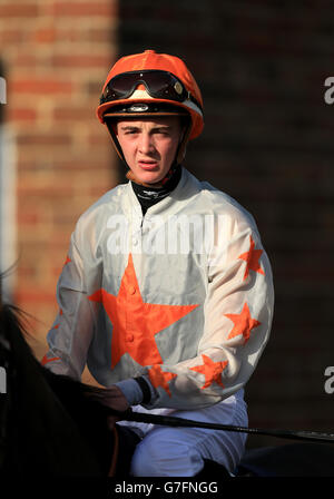 Corse ippiche - il Big Bash Hallowen - Day One - Newmarket Racecourse. Jockey Joe Doyle Foto Stock