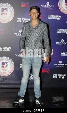 MTV Europe Music Awards - Arrivi - Glasgow. Jerome Jarre arriva per i MTV Europe Music Awards 2014 alla SSE Hydro di Glasgow, Scozia. Foto Stock