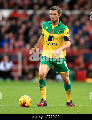 Calcio - Campionato Sky Bet - Nottingham Forest v Norwich City - City Ground. Jonathan Howson, Norwich City Foto Stock