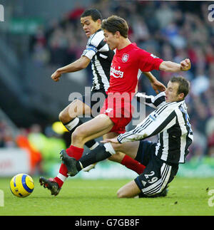 Liverpool v Newcastle United - Anfield Foto Stock