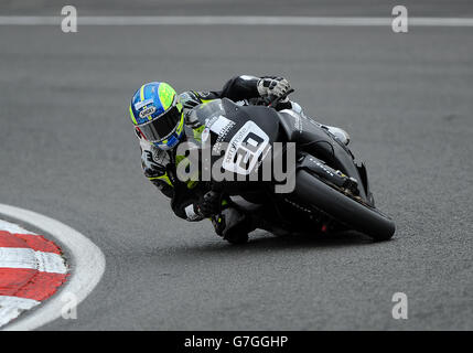 Motor Sport - 2014 MCE Insurance British Superbike Championship - Round 5 - Brands Hatch. Jenny Tinmouth, Honda - TWR Foto Stock