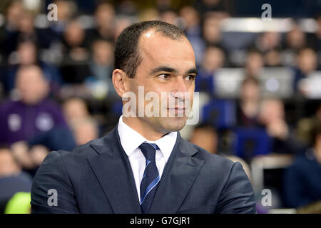 Calcio - Barclays Premier League - Tottenham Hotspur v Everton - White Hart Lane. Il manager di Everton Roberto Martinez Foto Stock