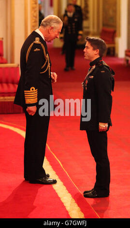 Investiture a Buckingham Palace Foto Stock