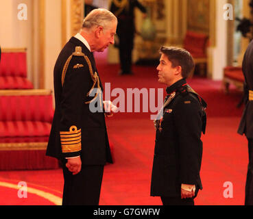 Investiture a Buckingham Palace Foto Stock