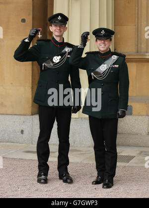 Investiture a Buckingham Palace Foto Stock