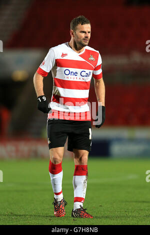 Calcio - Johnstone's Paint Trophy - Area Quarter-Finals - Doncaster Rovers v Notts County - Keepmoat Stadium. Richard Wellens, Doncaster Rovers Foto Stock