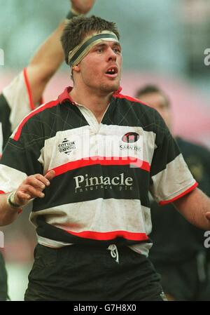 Rugby Union. Pilkington Cup 6° round. Saracens / Wasps. Tony Copsey, Saracens Foto Stock