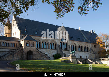 Kaiserpfalz, Palazzo Imperiale, Sito Patrimonio Mondiale dell'UNESCO, Goslar,, Harz Harz, Bassa Sassonia Foto Stock