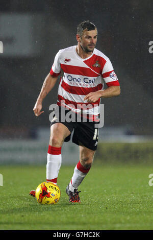 Calcio - Sky Bet League One - Doncaster Rovers v Sheffield United - Keepmoat Stadium. Richie Wellens, Doncaster Rovers. Foto Stock