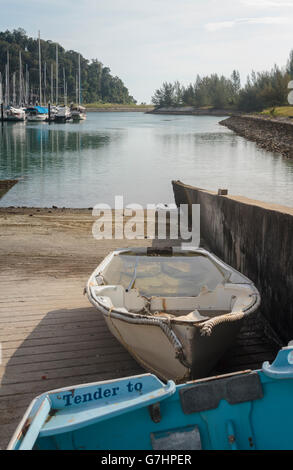 Una vecchia barca. Foto Stock