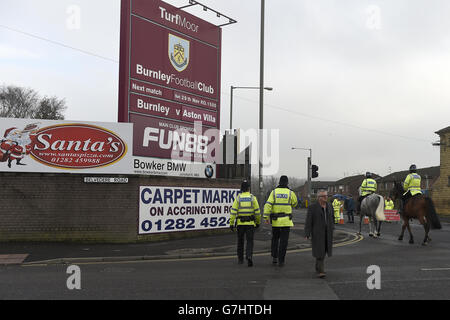 Calcio - Barclays Premier League - Burnley v Aston Villa - Turf Moor. Una vista generale fuori Turf Moor, Burnley. Foto Stock