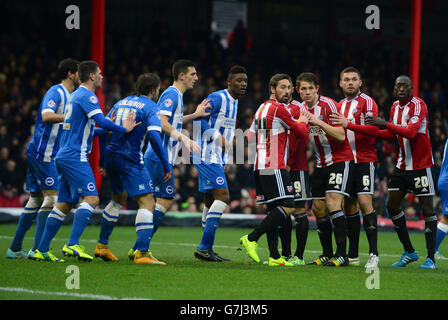 Calcio - FA Cup - Terzo Round - Brentford v Brighton e Hove Albion - Griffin Park Foto Stock