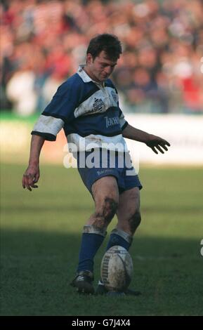 Rugby Union - Pilkington Cup - vasca v Leicester Tigers Foto Stock