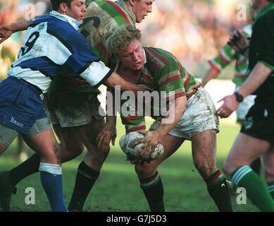 Rugby Union .Pilkington Cup. Bagno e Leicester. Neil Back, Leicester Foto Stock