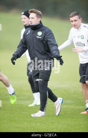 Calcio - Premier League Scozzese - Partick Thistle V Celtic - Celtic sessione di formazione - Manchester Foto Stock