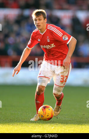 Calcio - Campionato Sky Bet - Nottingham Forest / Birmingham City - City Ground. Robert Tesche, Nottingham Forest Foto Stock