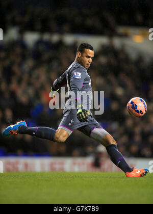 Il portiere di Tottenham Hotspur Michel Vorm durante il replay del terzo round della fa Cup a White Hart Lane, Londra. Foto Stock