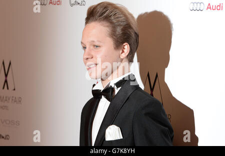 35° London Critics' Circle Film Awards - Londra. Daniel Huttlestone partecipa ai London Critics' Circle Film Awards al May Fair Hotel, nel centro di Londra. Foto Stock