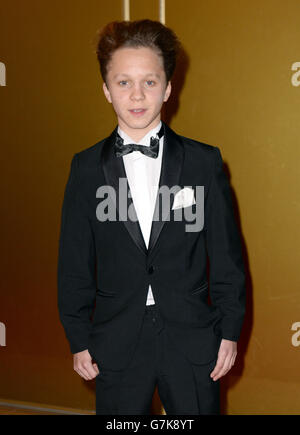 35° London Critics' Circle Film Awards - Londra. Daniel Huttlestone partecipa ai London Critics' Circle Film Awards al May Fair Hotel, nel centro di Londra. Foto Stock