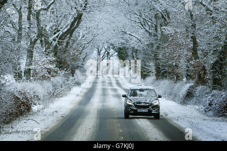 Inverno Meteo Jan 13 2015 Foto Stock