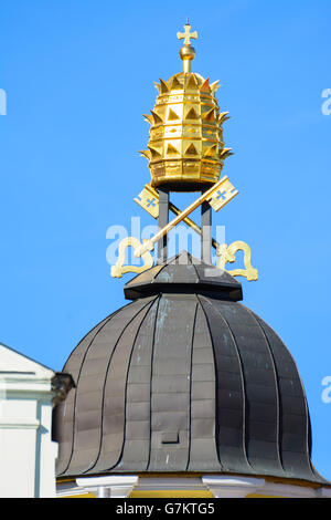 Rettore della Università : Cupola, Hradec Králové (Königgrätz), Repubblica Ceca Kralovehradecky Königgrätzer, Regione di Hradec Kralo Foto Stock