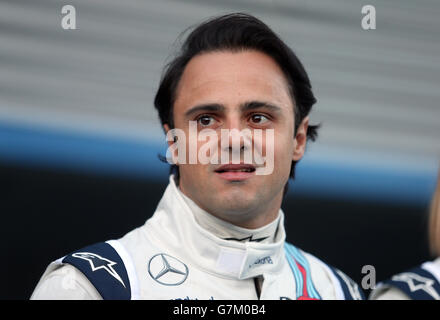 Williams Felipe massa durante i test pre-stagione al circuito di Jerez, Spagna. Foto Stock