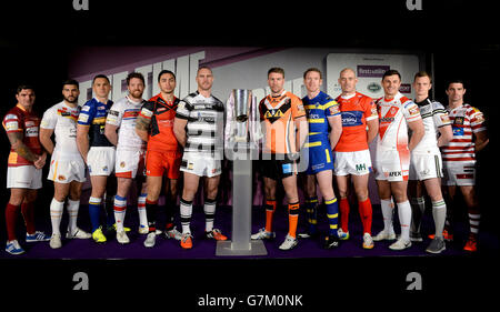 Rugby League - 2015 Utilità prima Super League stagione lancio - Magazzino di Victoria Foto Stock