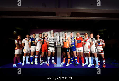 Rugby League - 2015 Utilità prima Super League stagione lancio - Magazzino di Victoria Foto Stock