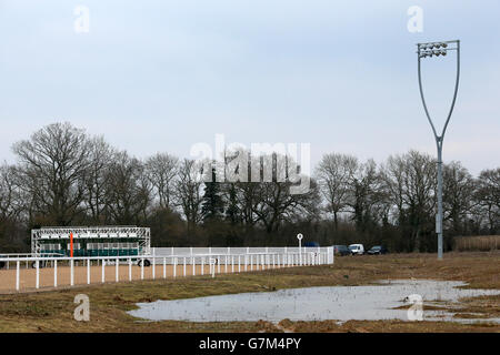 Corse ippiche - Ippodromo di Chelmsford. Vista generale sull'ippodromo di Chelmsford Foto Stock