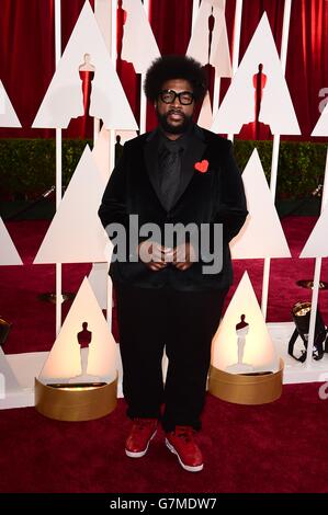 Questlove arriva al 87esimo Academy Awards tenutosi al Dolby Theatre di Hollywood, Los Angeles, CA, USA, 22 febbraio 2015. Foto Stock