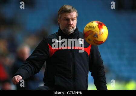 Calcio - Sky Bet League One - Coventry City v Scunthorpe United - Ricoh Arena. Steven Pressley, responsabile della città di Coventry Foto Stock