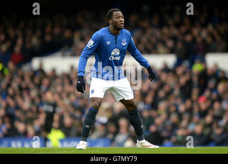 Calcio - Barclays Premier League - Everton v Leicester City - Goodison Park. Romelu Lukaku, Everton Foto Stock