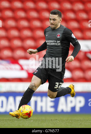 Calcio - Campionato SkyBet - Middlesbrough v Charlton Athletic - Stadio Riverside. Tony Watt, Charlton Athletic. Foto Stock