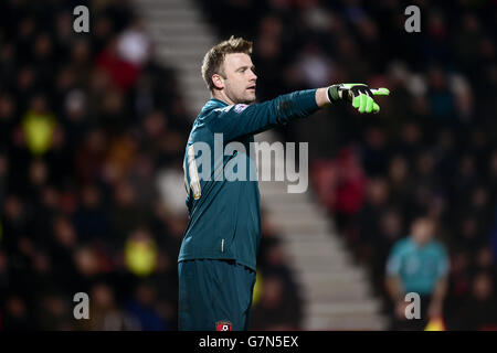 Calcio - Campionato Sky Bet League - Bournemouth / Derby County - Goldsands Stadium. Artur Boruc, portiere di Bournemouth Foto Stock