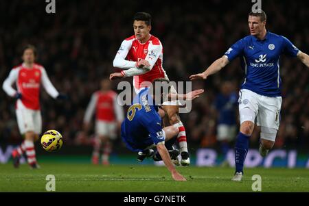 Calcio - Barclays Premier League - Arsenal v Leicester City - Emirates Stadium Foto Stock