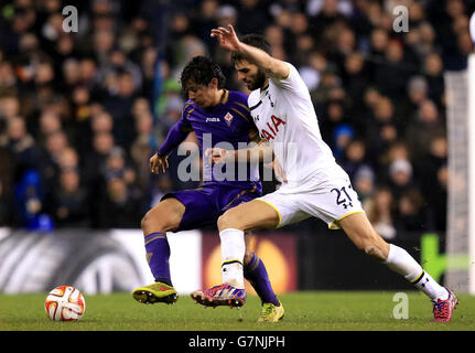 Soccer - UEFA Europa League - Round di Thirty-Two - Prima tappa - Tottenham Hotspur v ACF Fiorentina - White Hart Lane Foto Stock