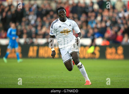 Calcio - Barclays Premier League - Swansea City / Sunderland - Liberty Stadium. Il Bafetimbi Gomis di Swansea City durante la partita della Barclays Premier League al Liberty Stadium di Swansea. Foto Stock