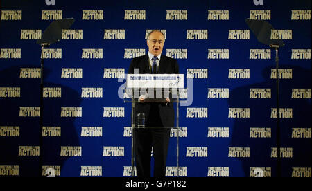 Il leader del Partito conservatore Michael Howard. Foto Stock