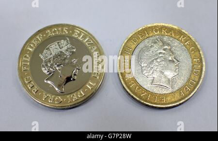 Nuovo royal coin ritratto svelato Foto Stock