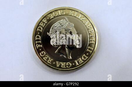 Nuovo royal coin ritratto svelato Foto Stock