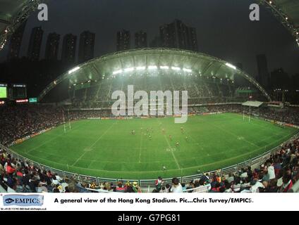 Rugby World Cup 7's-Hong Kong. Una vista generale dello Stadio di Hong Kong. Foto Stock