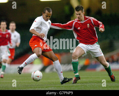 Calcio - amichevole internazionale - Galles v Ungheria - Millennium Stadium Foto Stock