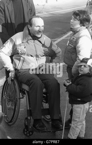 Motor Sport - Formula Uno - Frank Williams - Brands Hatch, Kent Foto Stock