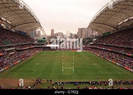 Rugby World Cup 7's, Hong Kong. Lo stadio di Hong Kong Foto Stock