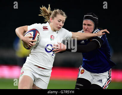 Rugby Union - 2015 RBS Sei Nazioni - Inghilterra donne v Francia donne - Stadio di Twickenham Foto Stock