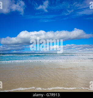 Daytona Beach in Florida shore con pier USA Foto Stock